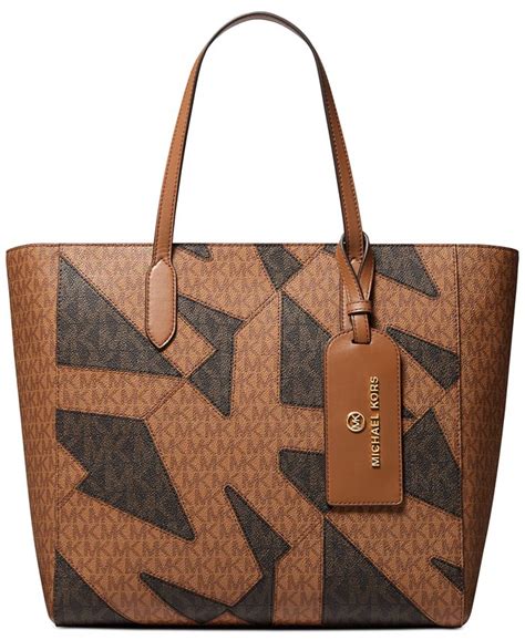 michael kors east west pocket tote|signature sinclair east west tote.